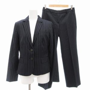 J.CREW 美品 セットアップ スーツ 上下2点セット ジャケット  総裏地 シングル ストライプ 4 S パンツ