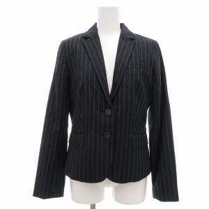 J.CREW 美品 セットアップ スーツ 上下2点セット ジャケット  総裏地 シングル ストライプ 4 S パンツ
