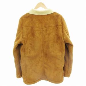 URBAN RESEARCH フェイクムートン ジャケット ボア 40 茶 ブラウン /IY