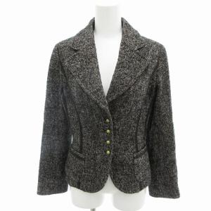 MAX&CO. 美品 スカートスーツ セットアップ ジャケット シルク混 4B ミモレ ロング 40 M グレー /OU