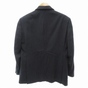 MARIO VALENTINO カジュアルスーツ セットアップ ジャケット パンツ シャドーストライプ 背抜き 2B ウール 96AB5
