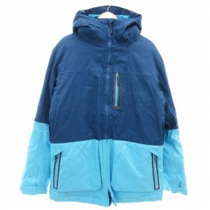 STORM ダウンジャケット マウンテンパーカ フード 青 ブルー /AE