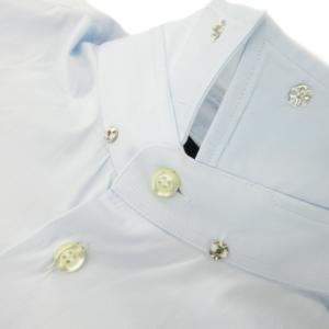 EMPORIO ARMANI シャツ ワイシャツ Yシャツ レギュラー 長袖 39 15.5 青 ブルー /MN17 GY19