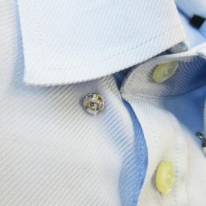 EMPORIO ARMANI × シュプリーム SUPREME ワイシャツ Yシャツ レギュラー 長袖 コットン ロゴ刺繍 39 M