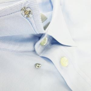 EMPORIO ARMANI 最高級 SUPREMEライン ワイシャツ Yシャツ レギュラー 長袖 コットン ロゴ 刺繍 ジャカード