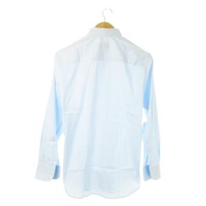 EMPORIO ARMANI ワイシャツ Yシャツ レギュラー 長袖 ストレッチ 39 M 青 ブルー /AO15 GY19