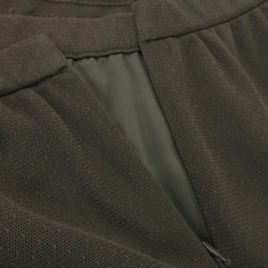 EPOCA 総レーススカート ミモレ ロング バックスリット 40 M 黒 ブラック チャコール /AH12 GY19