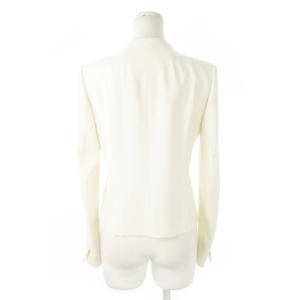 EPOCA ノーカラージャケット Vカット シングル ノーベント 38 S 白 ホワイト /CK12 GY19