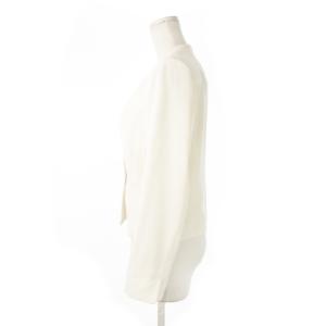EPOCA ノーカラージャケット Vカット シングル ノーベント 38 S 白 ホワイト /CK12 GY19