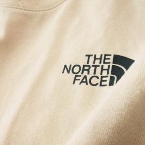 THE NORTH FACE Tシャツ クルーネック 丸首 半袖 プリント ロゴ ゾウ アニマル LOOSE FIT L ベージュ /CK7
