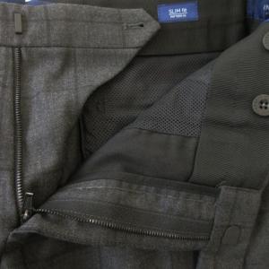 INCOTEX スラックスパンツ テーパード アンクル チェック 46 S グレー /AO19 GY19