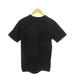 PLAY Comme des Garçons レッドハート ショートスリーブ Tシャツ クルーネック コットン ワンポイント L 黒 ブラック AZ-T108