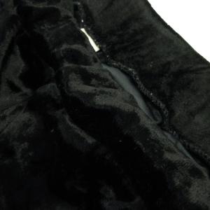 Ron Herman ベロアジョガーパンツ イージー ドロスト ストレッチ ツヤ感 パイル 小さいサイズ XS 黒 ブラック