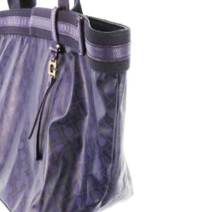 GHERARDINI ハンドバッグ トートバッグ ビニール テープ ロゴ 紫 パープル /CK15 GY19