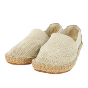 COLE HAAN スリッポン シューズ スニーカー エスパドリーユ ジュート ラメ 6.5 24.5cm ベージュ W14239
