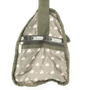 LesportSAC ショルダーバッグ ナイロン ポーチ付き タコ柄 総柄 ロゴ グレー /AO6 GY19