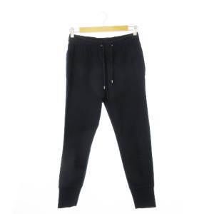 ジョガーパンツ テーパード イージー ドロスト ストレッチ ロゴ プレート 44 XS 紺 ネイビー /CK13