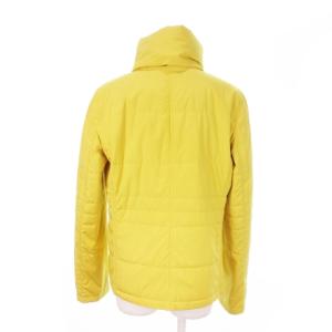 BURBERRY LONDON 中綿ジャケット スタンドカラー ジップアップ フード収納 裏地ノバチェック 38 M 黄 イエロー /MN8