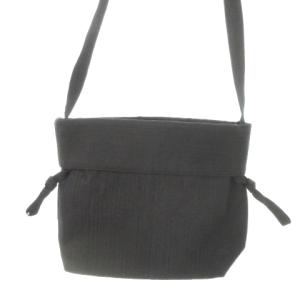 ISSEY MIYAKE タマシャ TaMaSHa ショルダーバッグ ミニ プリーツ巾着付き 黒 ブラック /AH6 GY19