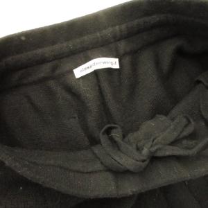 T by Alexanderwang テーパードパンツ ジョガー ニット ウール 厚手 S 黒 ブラック /AH20 GY19