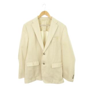 テーラードジャケット 背抜き 2ボタン ダブルベンツ LL ベージュ /MN16 GY19