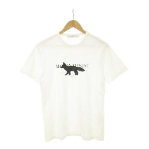 FOX STAMP CLASSIC TEE-SHIRT 半袖Tシャツ ロゴプリント コットン XS 白
