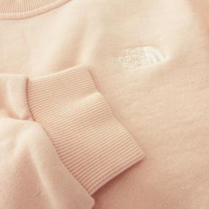 THE NORTH FACE トレーナー スウェット ラウンドネック 長袖 ロゴ 刺繍 アウトドア L/100 ピンク /MN17 GY19