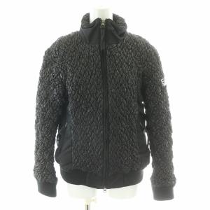 EA7 キルティング ジャケット ブルゾン 中綿 M 黒 ブラック /MW GY19