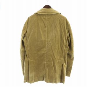 ETRO テーラードジャケット 長袖 シングル 背抜き ロゴ 茶 ブラウン GY19 /MQ
