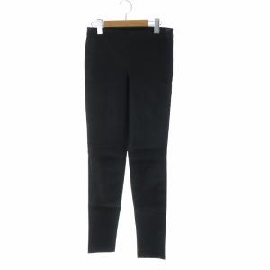 21AW レザーパンツ ロゴ ラムレザー ウエストゴム 2 M 黒 ブラック GY19 /MQ