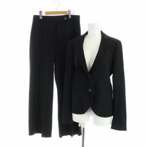 スーツ セットアップ 上下 テーラードジャケット パンツ スラックス シングル 総裏地 裏地ドット ロゴ