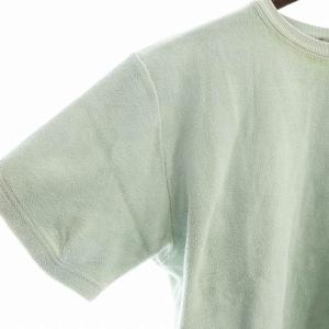 DIOR HOMME 23SS Tシャツ カットソー 半袖 ロゴ パイル地 クルーネック 緑 グリーン 393J696G0858