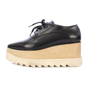 エリス スニーカー レザー 37.5 ブラック 363997