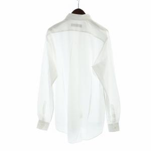 ETRO シャツ カットソー 長袖 ステンカラー ペイズリー ロゴ 白 ホワイト GY19 /MQ