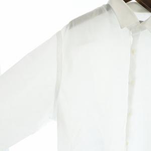 ETRO シャツ カットソー 長袖 ステンカラー ペイズリー ロゴ 白 ホワイト GY19 /MQ