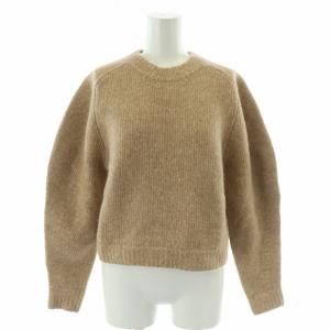ニット セーター 長袖 ウール XS S ベージュ /MW GY19