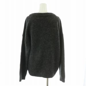 DRAMATIC MOH PAW15 ニット セーター モヘヤ混 ウール混 グレー（2025