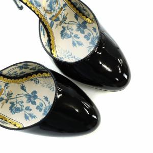 GUCCI パンプス エナメル 35 ブラック