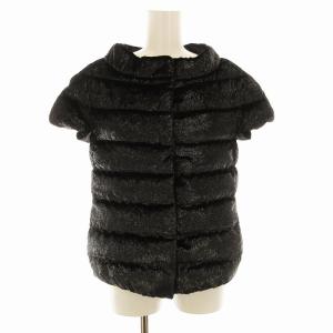 半袖 ダウンジャケット 40 ブラック  PI0870D-15019-9300