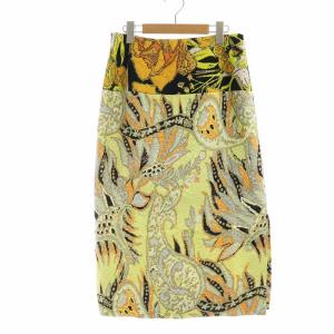 DRIES VAN NOTEN ロングスカート ジャガード 36 マルチカラー