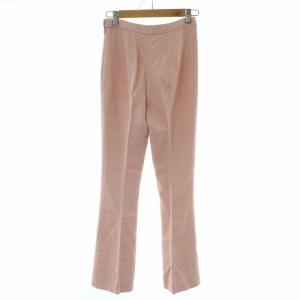 PRADA ボンディングロングパンツ フレア スラックス 36 XS ピンク APD1 2015 1752 /MW