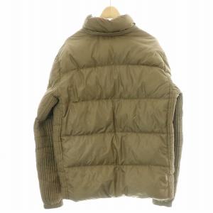 TATRAS ダウンジャケット アウター スタンドネック 総裏地 ダブルジップ 茶色 ブラウン MTA13A4191