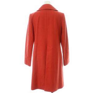 MACKINTOSH LONDON ステンカラーコート アウター ハーフ ミドル ダブル ウール 総裏地 イタリア製 センターベント 38