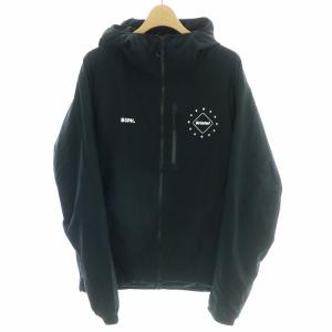 Bristol フード付きナイロンジャケット L ネイビー/ホワイト SOPH