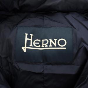 HERNO ダウンジャケット 44 ネイビー PI0123U12004