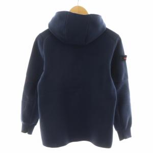 BRIEFING KNIT PARKA ニットパーカー ロゴ ジップアップ ゴルフウェア L 紺 ネイビー BRG223M23