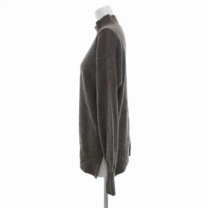 23区 CARIAGGIウールカシミヤ ハイネック ニット 小さいサイズ 32 焦げ茶 /UO GY39