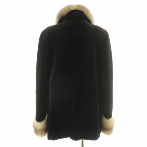 SAGA MINK ROYAL 金SAGA ファーコート シェアードミンク F ブラウン