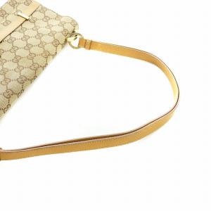 GUCCI ハンドバッグ ワンショルダー GG キャンバス ブラウン