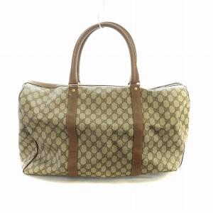GUCCI ボストンバッグ 2WAY GGキャンバス ブラウン 012・1014・608108